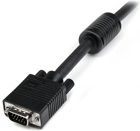 StarTech.com VGA to VGA Cable - 1 ft - HD15 M/M - Coax High Resolution - Computer Monitor Cable - Video Cable - VGA Monitor Cable (MXT101MMHQ1)...