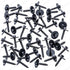 Rexka 50pcs Fender Liner Bumper Cover Tapping Screw Bolt W710763-S901 Compatible with Ford Lincoln Edge Expedition Explorer F-150 Fiesta Flex Taur...