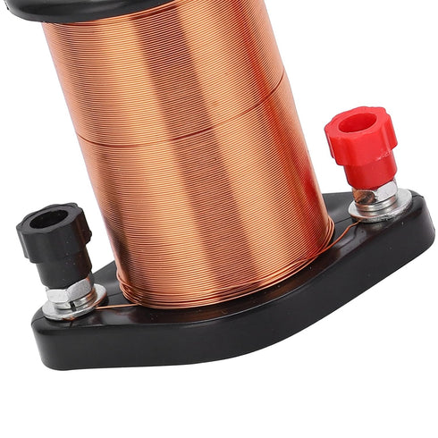 Electromagnetic Induction Coil, Induction Coil Electromagnet Kit, Demonstration Teaching with Primary Secondary Cylindrical Iron Core Physics Tran...