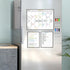 JJPRO Magnetic Monthly Calendar Whiteboard Set for Fridge-Monthly Planning Board and Two Bonus Dry Erase Grocery Board&Weekly Menu Board-Meal Plan...