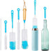 5 Pack Bottle Cleaner Brush, Straw Cleaner Brush, Water Bottle Brushes, Bong Brush, Bottle Cleaner for Washing Narrow Neck Beer Bottles, Wine Deca...