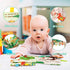 Vicloon Soft Baby Books Toys, Baby Soft Book with Animals and Label, Cloth Book Has 3D Touch and Feel Crinkle, Baby Soft Cloth Book for 0-3 Year O...