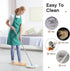 2 Pairs Microfiber Cleaning Mop Slippers for Floor Cleaning House Mop Shoes Men and Women Washable Unisex Dusting Slippers Dirt Cleaning Tool Supp...