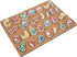1 Set Wooden Arabic Alphabet Puzzle Childrens Montessori Preschool Education Hand Grip Puzzle Game for Kids Wooden Toys Educational Arabic Learnin...