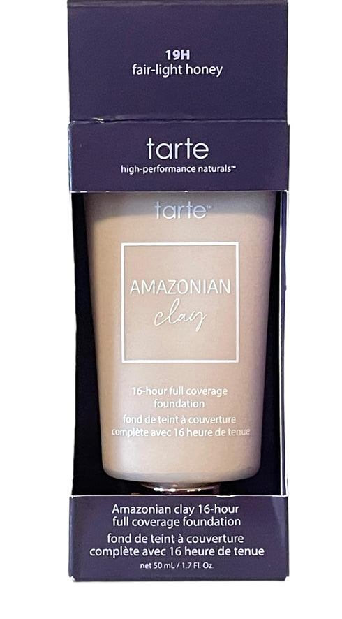 Tarte Cosmetics Amazonian Clay 16-hour Full Coverage Foundation 19H Fair Light Honey...