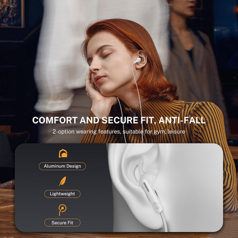 USB C Headphones, Type C Earbuds for iPhone 15/15 Pro/ 15 Pro Max Samsung S24 Headphones with Microphone Noise Isolation Stereo Wired Earphones fo...