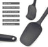 MaxDare Silicone Spatulas and Spoon Set, One-Piece Design Heat Resistant Dishwasher Safe Kitchen Utensil for Baking Cooking Stirring, Non Stick BP...