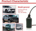 Car Charger Power Cigarette Lighter Female Socket Cable Plug Adapter, 12V 24V Car Replacement Cigar Cable Connector Adapter Auto Charger Power Cor...