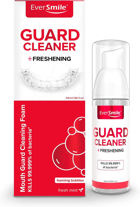 EverSmile Guard Cleaner for Night Guards, Sleep Guards, Mouth Guards, Snore Guards, Sports Guards and Grinding Guards | Cleans & Fights Bad Breath...