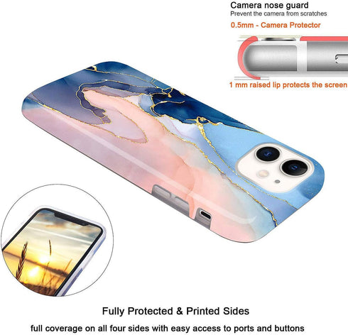 JAHOLAN Compatible with iPhone 11 Case Gold Glitter Sparkle Marble Design Clear Bumper TPU Soft Rubber Silicone Cover Phone Case for iPhone 11 - P...