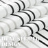 jinchan Black Grey White Striped Shower Curtain Wave Shadow Shower Curtains for Bathroom Waterproof Fabric Shower Curtain Spa Hotel Modern Abstrac...