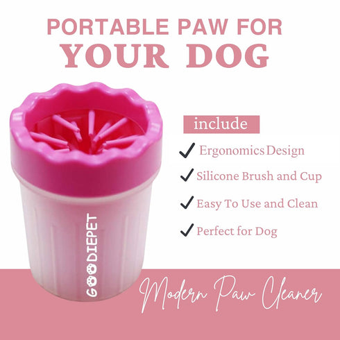 Dog Paw Cleaner | Paw Washer for Small, Medium and Large Dogs | Easy to Use and Clean (Blue, Medium)...