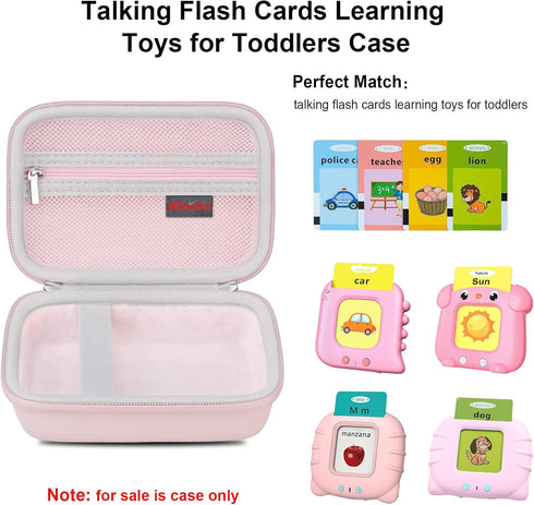 Kids Toddler Talking Flash Cards Learning Toys Carrying Case for Kuovei/QuTZ/Startcan/Aullsaty/KOKODI/Fibevon Speech Therapy Autism Sensory Toys, ...