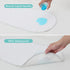 TILLYOU Waterproof Changing Pad Liners 6 Pack, 100% Cotton Reusable Cloth Diaper Liners, White...