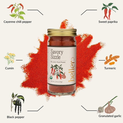 Beller Nutrition Spice Collection (2 Oz, Savory Sizzle)...