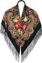 Russian Style Muffler Warm Scarf with Tassel Women's Traditional Scarf Wrap Shawl Fringes Printing Cape...