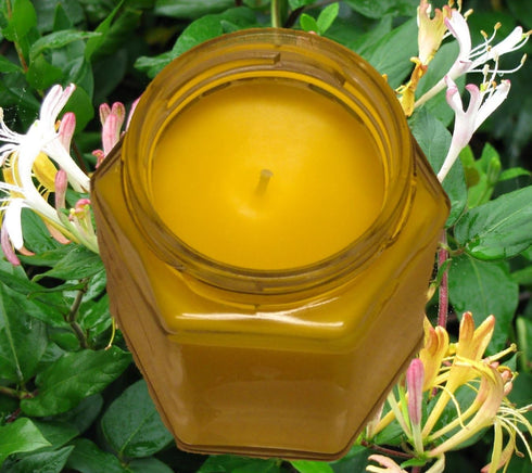Honeysuckle Scented Blended Soy Candle | Hand Poured Spring Candles | Made in The USA by by Just Makes Scents Candles & Gifts...