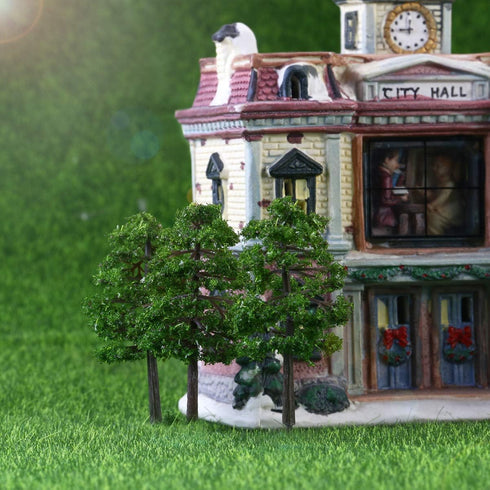 BESPORTBLE Artificial Trees Modle: 20pcs Architectural Micro 9CM Imitation Landscape Tree Model Scenery...