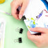 ZZTX Black Binder Clips Paper Clamps Clips Small Size, 0.75 Inches, 36 Pack...