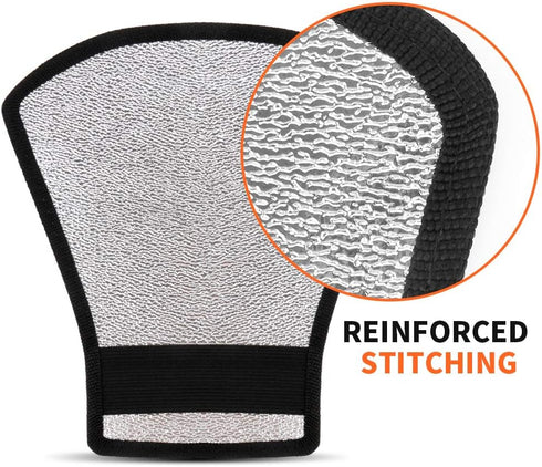 2 Pack Flash Diffuser Reflector - 2-Sided White/Silver Bend Bounce Flash Reflector Kit with Elastic Strap for Canon, Nikon, Sony, Fuji and All Spe...