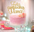 Ferastar Feliz Cumpleaños Mama Cake Topper,Best Mom Ever,Happy Mothers Day,Mom Birthday Party Decorations Gold Glitter....