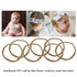 100 Pack Bulk Super Soft Stretchy Elastic Nude Skin Color Nylon Headbands Bow Khaki Brown Ivory Skinny Slim Turban Headwrap Hair Ties Ponytail Hol...
