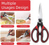 Kitchen Scissor For General Use 2-Packs,Heavy Duty Kitchen Raptor Meat Shears,Dishwasher Safe Cooking Scissors, Stainless Steel Multi-function Sci...