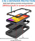 Anloes Case for TCL ION Z, Defender Phone Case Heavy Duty Shockproof Rugged Protective, 3 in 1 Bumper Cover (Black)...