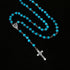 30Pcs/15Sets Alloy Jesus Rosary Cross and Center Medal Charms Pendants Oval Chandelier Links For Catholic Jewelry Making DIY Necklace Bracelet...