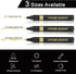 6Pcs Oil-based Chrome Mirror Markers - Silver & Gold Permanent Metallic Markers for Model Painting, DIY Projects - Waterproof, Reflective Gloss Pe...