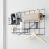 iDesign Jayce Metal Iron Holder, Storage Basket for Modular Grid Wall System, Organizer for Kitchen, Bathroom, Bedroom, Office, Basement, Garage 8...