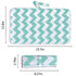 Portable Changing Pad, 2 Pack Baby Waterproof Diaper Changing Pad Reusable and Washable Newborn Travel Mat Station for Home Travel Outside...