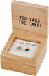 Santa Barbara Design Studio Fleur Jewelry Stud Earrings Wood Boxed Gift Set, 1-Pair, Happy Birthday...
