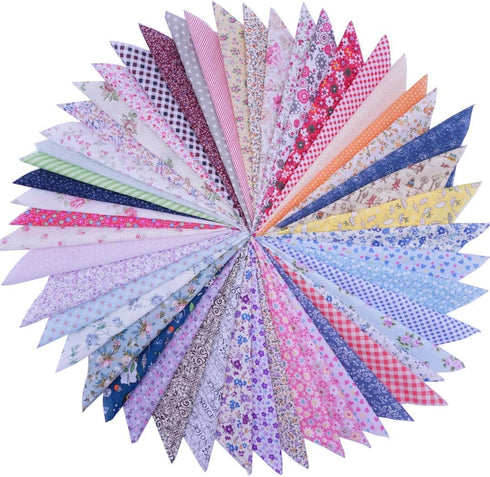 Phantomon 50pcs Cotton Fabric Craft Precut Square Patchwork Sheets for Quilting, Sewing, Scrapbooking, Simplicity Patterns (10Inch x 10Inch)...