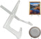 Acrylic Stand Plate Holder Picture Photo Frame for Display, Decorative Table Top Easels, 4.5 inch...