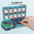 HEIYING SD Card Holder for Memory SD Card and TF Card, Portable SD Card Holder SD SDHC SDXC TF Card Storage with 20 SD Cards Slots & 20 Micro SD C...