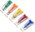 HARFINGTON Bias Tape Maker Kit 6mm 12mm 18mm 25mm 9mm Single and Double Fold Fabric Bias Binding Maker Sew Tool for Fabric Quilting Sewing Craftin...