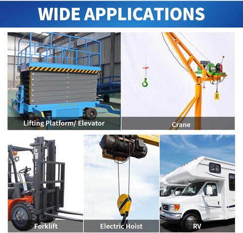 USLICCX 12V DC Dump-Trailer Remote-Control-Switch - for Double/Single Acting Electric Hydraulic Pumps Kit Power Unit Truck Gate Tipper Trailer Hoi...