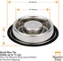 Neater Pet Brands Stainless Steel Slow Feed Bowl - Non-Tip & Non-Skid - Stops Dog Food Gulping, Bloat, Indigestion, and Rapid Eating (3/4 Cup)...