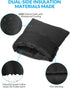 2Pack Outdoor Faucet Covers for Winter, 8.3" W x 6.7" H Outside Yard Hydrant Protector Socks Winter, Insulated Hose Bib Protector Cover, Spigot Pi...