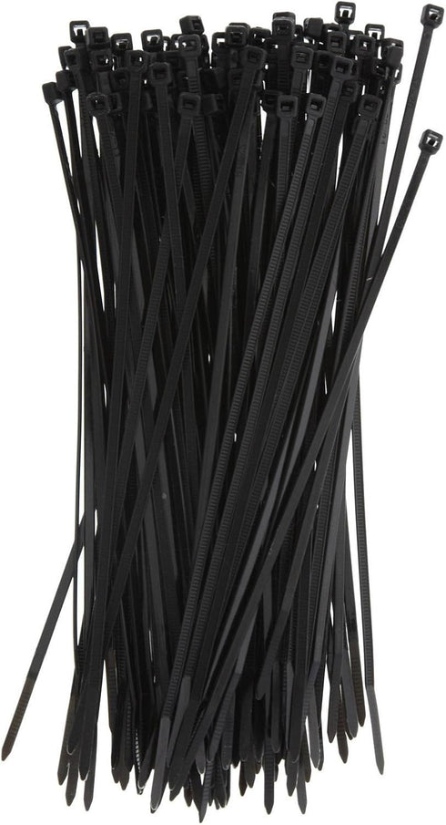 NewNewStar 8" 30 lb Test Heavy Duty Nylon Cable Ties, 100 PCS Zip Ties ,(2.5mm200mm Black)...