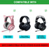 Replacement Ear Pads Cushion Cover with Protein Leather & Memory Foam for Razer Nari, Ultimate, Essential, Kraken Kitty, Kraken Tournament Edition...