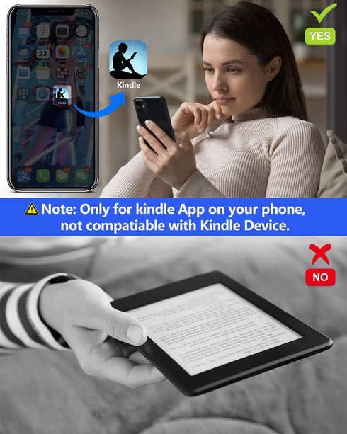 TikTok Scrolling Ring, TIK Tok Bluetooth Remote Control, Kindle APP Page Turner with Carrying Case, Camera Photo Clicker for iPhone, iPad, iOS, An...