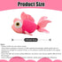 Goldfish Stuffed Animal Fish Plush Pink Cute Fish Toy for Girls Boys, 13.78 inch...