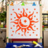 GORGECRAFT Large Sun and Moon Stencils 12x12 Inch Reusable Star Stencil Template Signs Home Wall Decor for Painting on Wood Wall Scrapbook Card Fl...