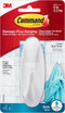 Command Designer Bath Hook Large White 1-Hook with Water-Resistant Strips (17083B-ES) Organize your dorm...