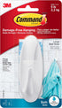Command Designer Bath Hook Large White 1-Hook with Water-Resistant Strips (17083B-ES) Organize your dorm...
