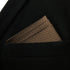 S&W SHLAX&WING Matching Pocket Square 12.6 inches Large Solid Color Dark Brown...