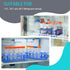 3 Pack Test Tube Rack Centrifuge Tube Holder for 10ml/15ml/50ml, Detachable Plastic Stand 128 Well...