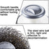 Stainless Steel Wool Scrubber with Handle,Heavy Duty Dish Scrubber Cleaning Cleaning Brush for Pots, Pans, Grills, Sink(2P)...